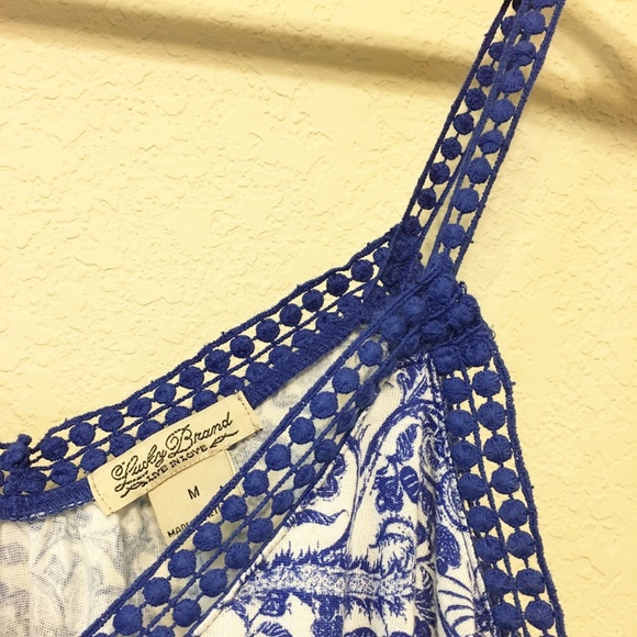 Lucky Brand Blue Tank - Picture 3 of 4